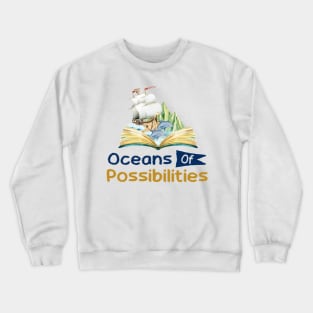 summer reading 2022 oceans sublimation Crewneck Sweatshirt